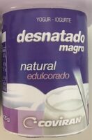 Yogur desnatado natural edulcorado