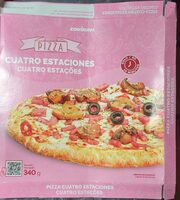Pizza al horno 4 estaciones