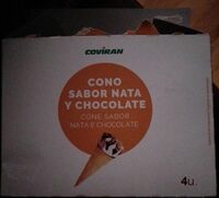 Cono Sabor Nata Y Chocolate