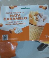 Conos con sabor a nata caramelo