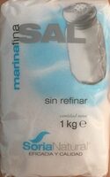 Sal marina fina sin refinar