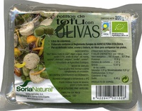 Rollitos de tofu con olivas