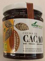 Crema Cacao Bio-Vegano-Sin gluten