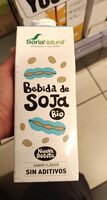 Bebida de soja orgánica ecológica