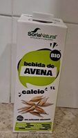 Bebida de avena calcio