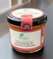 Paté vegetal de pimiento y cúrcuma