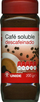 Café soluble descafeinado