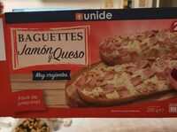Baguettes jamón y queso