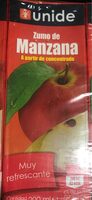 Zumo de manzana