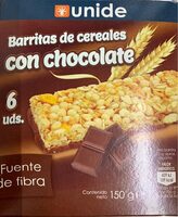Barrita cereales con chocolate