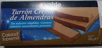Turrón crema de almendras