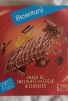 Snack de chocolate con leche y cereales