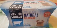 Yogur cremoso natural azucarado