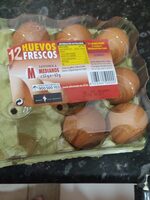 12 huevos frescos