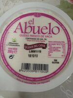 Queso fresco de vaca El Abuelo