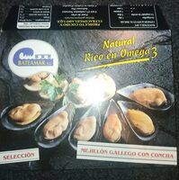 Mejillón Gállego con concha
