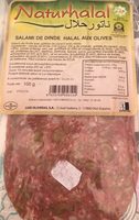 Salami de dinde halal aux olives