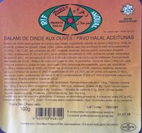Salami de Dinde aux Olives