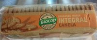 Galletas maría integral canela