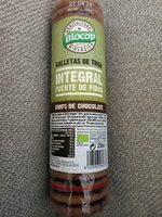 Galletas de trigo integral con chips de chocolate