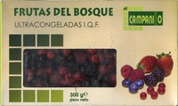 Frutas del bosque ultracongeladas