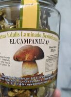 Boletus edulis laminado deshidratado
