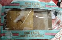 Pollo y setas empanada
