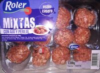 Albóndigas mixtas con ajo y perejil