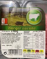 Burger vacuno