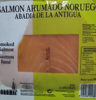 Salmón ahumado noruego