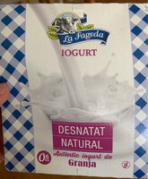 Yogur desnatado natural