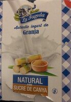 Iogurt natural amb sucre de canya