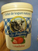 Gelat de iogurt natural i maduixa