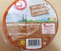 Queso de cabra semicurado con pimentón