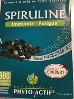 PhytoActif Spiruline Ecocert Immunité Fatigue 500MG