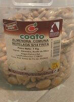 Almendra comuna repelada S14 frita