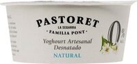 Yoghourt artesanal desnatado Natural