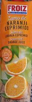 Zumo de naranja exprimido