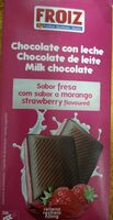 Chocolate con leche sabor fresa