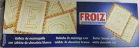 Butter biscuit with white bar