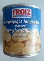 Champiñones laminados al natural