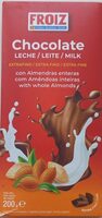 Chocolate con leche con almendras enteras
