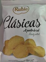 Patatas fritas clásicas al punto de sal