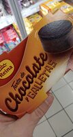 Tarta de chocolate y galletas