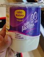 Yogur sin lactosa natural desnatado