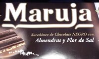 Sucedáneo de Chocolate Negro con almendras y flor de sal