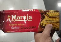 Barquillo relleno sabor chocolate