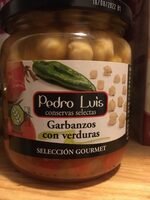 Garbanzos con verduras