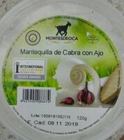 Mantequilla de cabra con ajo