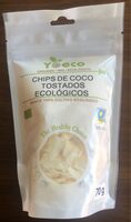 Chips de coco tostados ecológicos